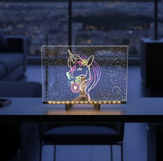 💫 MagiColors™ Tableau à dessin lumineux - Dessine avec la lumière, crée la magie !