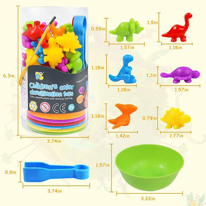 Jeu d’Animaux Colorés MagiColors™ – Apprentissage et Motricité Fine